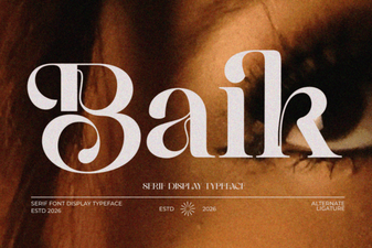 Baik Font Design Trends and Creative Uses