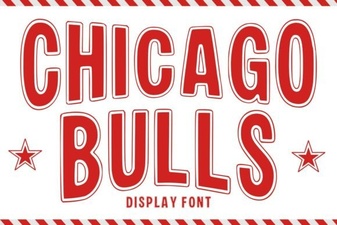 Chicago Bulls Logo Font Design Ideas