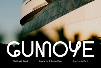 Gumoye Font Creative Design Projects