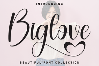 Biglove Font Design Trends 2024