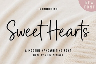 Sweet Hearts Font Design Projects